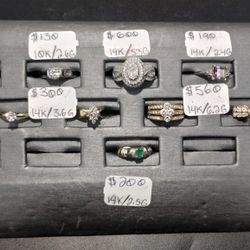 Gold/Diamond Rings