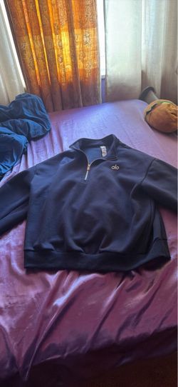 blue alo quarter zip