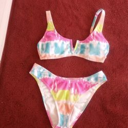Hit Rewind Bikini Set size medium 7-9