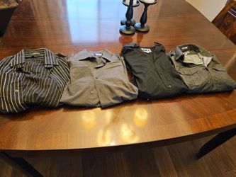 4 Express Long Sleeve Shirts Size Medium