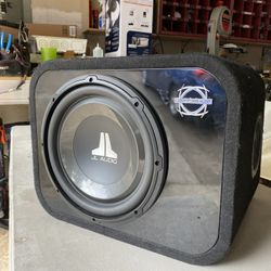 JL Audio Subwoofer W/Ported box & Kenwood Amp 
