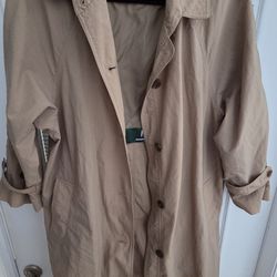 VINTAGE Hammacher Schlemmer  Trench Coat