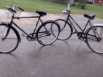 Two Schwinn bikes