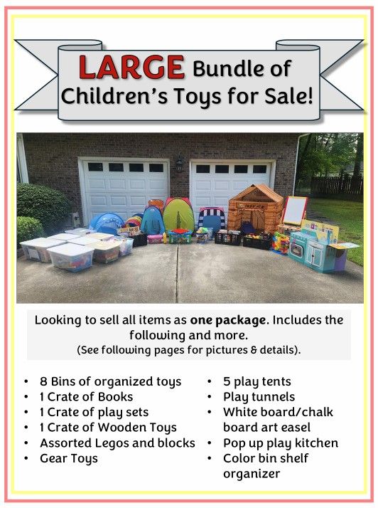 Large Bundle of Children's Toys