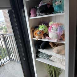 📚 White Adjustable Shelf Bookcase – 68” Tall  