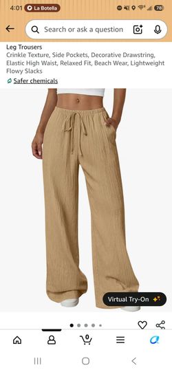 Womans "linen" pants NWT