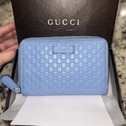 Authentic GUCCI Microguccissima Pattern Leather Continental Wallet