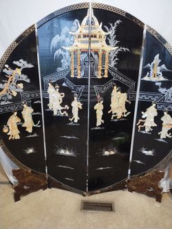 Antique 1950's Japanese Room Divider