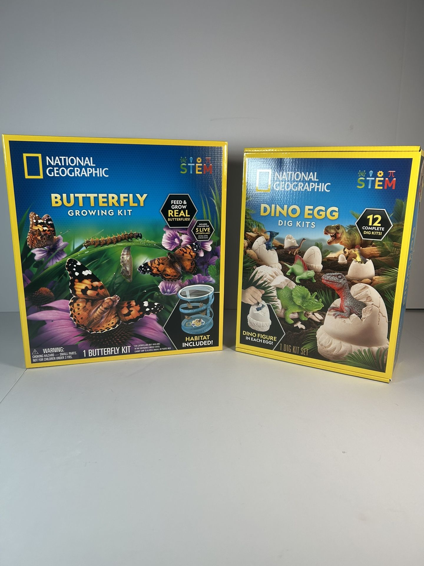 National Geographic Sets Butterfly And Dino