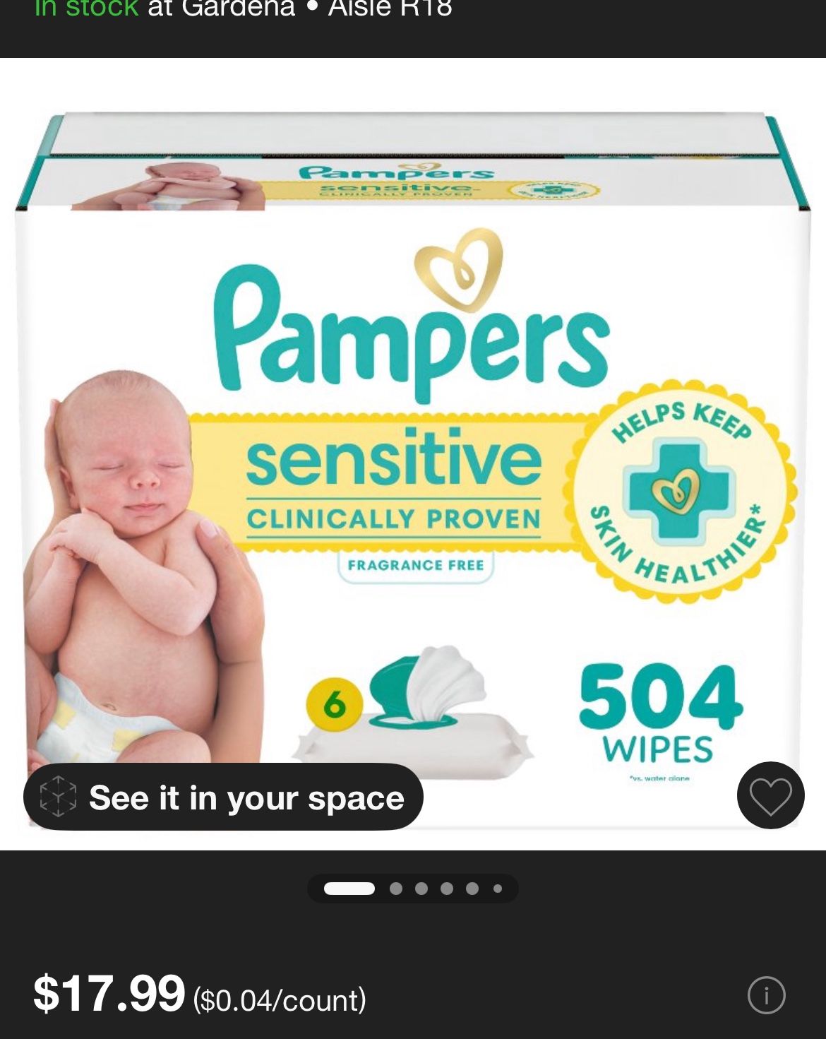 Pamper Wipes