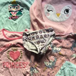 4T Girl Pajamas All For $2