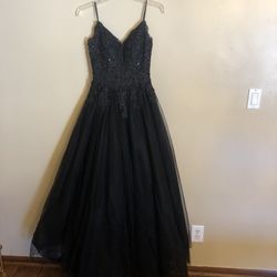 Prom Dress , Black ( Size 4 )