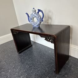 Antique Wood Asian Wood Bench