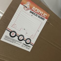Free Acrylic Sneeze Guard 