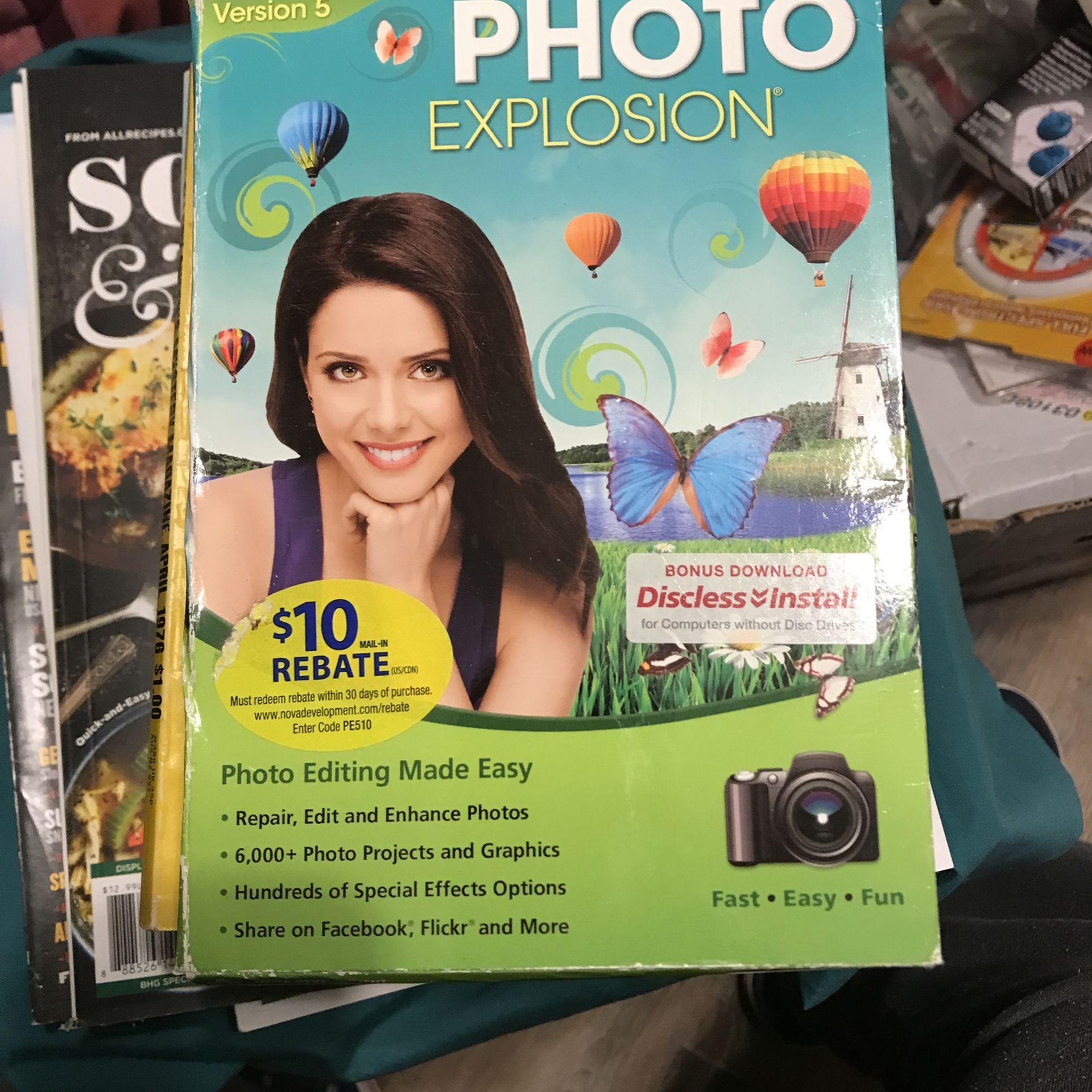 PHOTO EXPLOSION VERSION 5 Sealed Discless Install