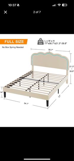 Full Bed Frame - New