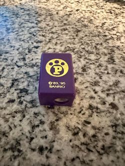 1995 Sanrio Pochacco dual pencil sharpener