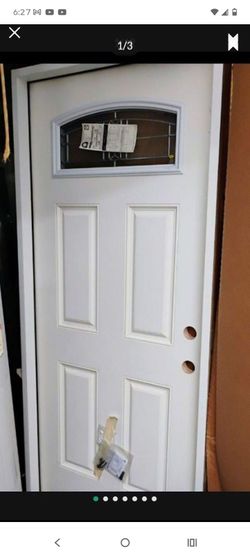 34x80 prehung fiberglass left hand exterior door special order door available now