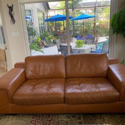 Leather Couch And Chair