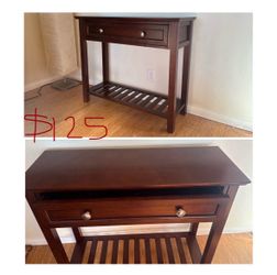 Solid Wood Console Table / Entryway Table – Excellent Condition