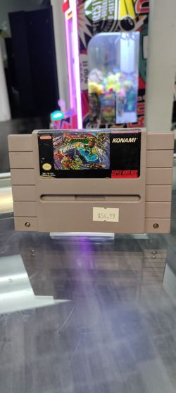 TMNT Turtles in Time SNES Cartridge