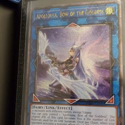 Yugioh! Apollousa Bow Of The Goddess QCR for Sale in Santee, CA - OfferUp