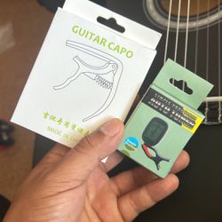 Guitar Tuner And Capo