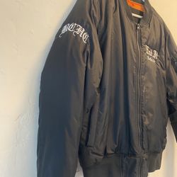 END IT Unpleasant Living Bomber Jacket Size Med