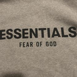 HURRY! essentials Oatmeal Hoodie M