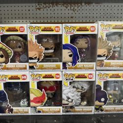 Funko My Hero Academia Lot of 8 Vinyl Figures Big Apple Collectibles Exclusive