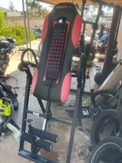 Inversion table heated