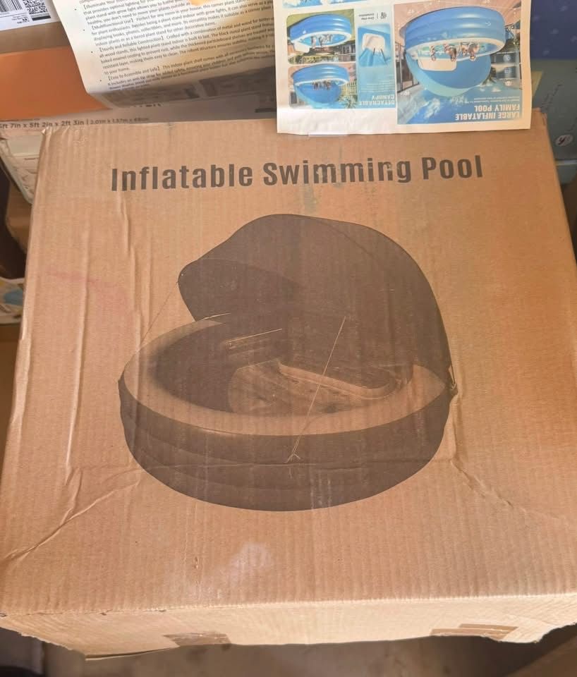 Inflatable Pool with Canopy (UNBOXED)