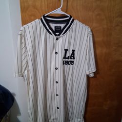 Triumph & Tragedy LA 1905 Pinstripe Baseball Jersey