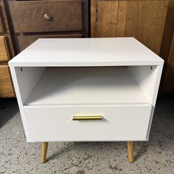 KULAGAGA Nightstand with Drawer, Storage Compartment , Sofa Side End Table Bedside Night Stand