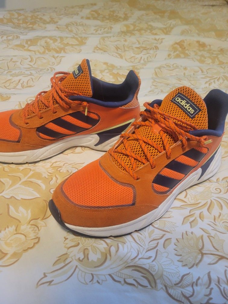 Awesome orange adidas size 10.5