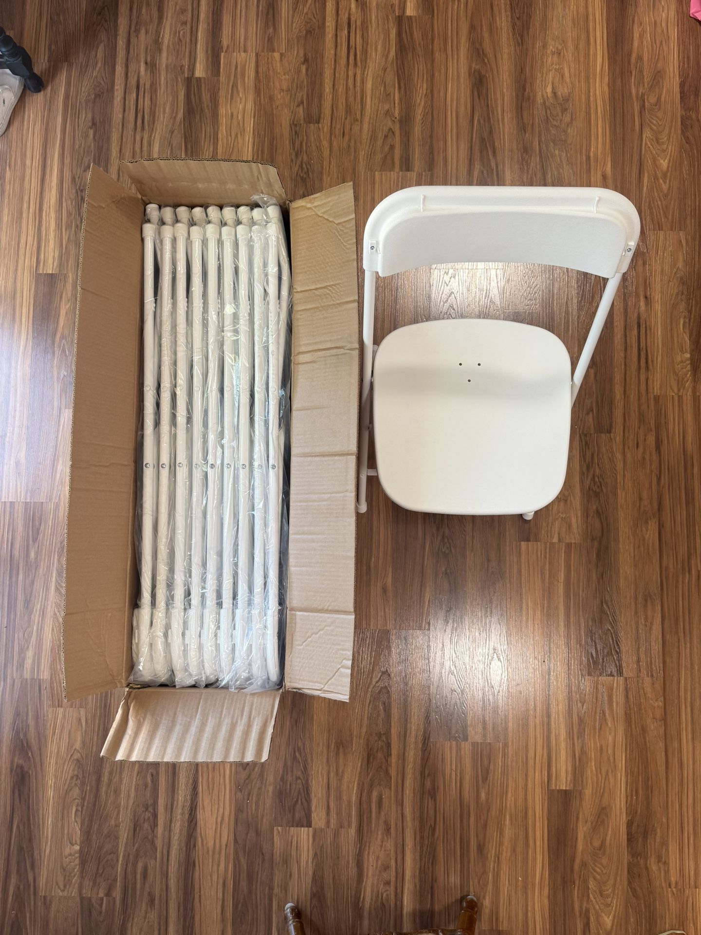 Event/Party Folding Chairs for Sale πͺ 10 Chairs Per Box - Only $130 Per Box | Brand New