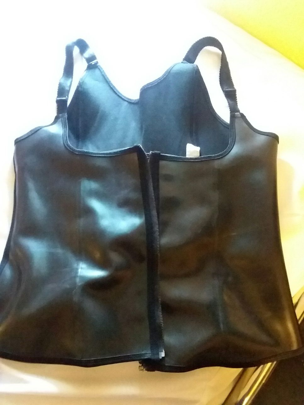 Clip and zip waist trainer vest