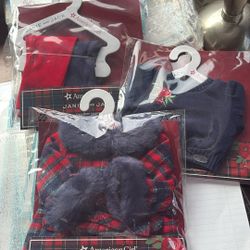 American Girl Janie And Jack Leggings, Coat, Sweater New