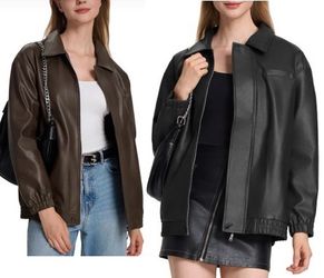Moreone Faux Leather Jackets
