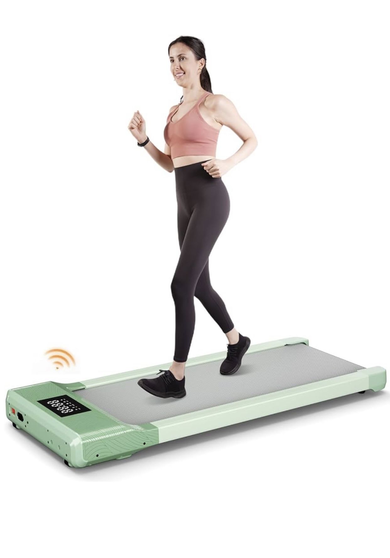 DeerRun 2024 Upgrade Walking Pad, Smart Under Desk Treadmill for Home Office