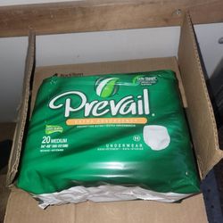 4 Packs Of PREVAIL size Med