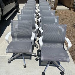 Herman Miller Setu Office Chair/ Conference Chair With Polished Aluminum Base