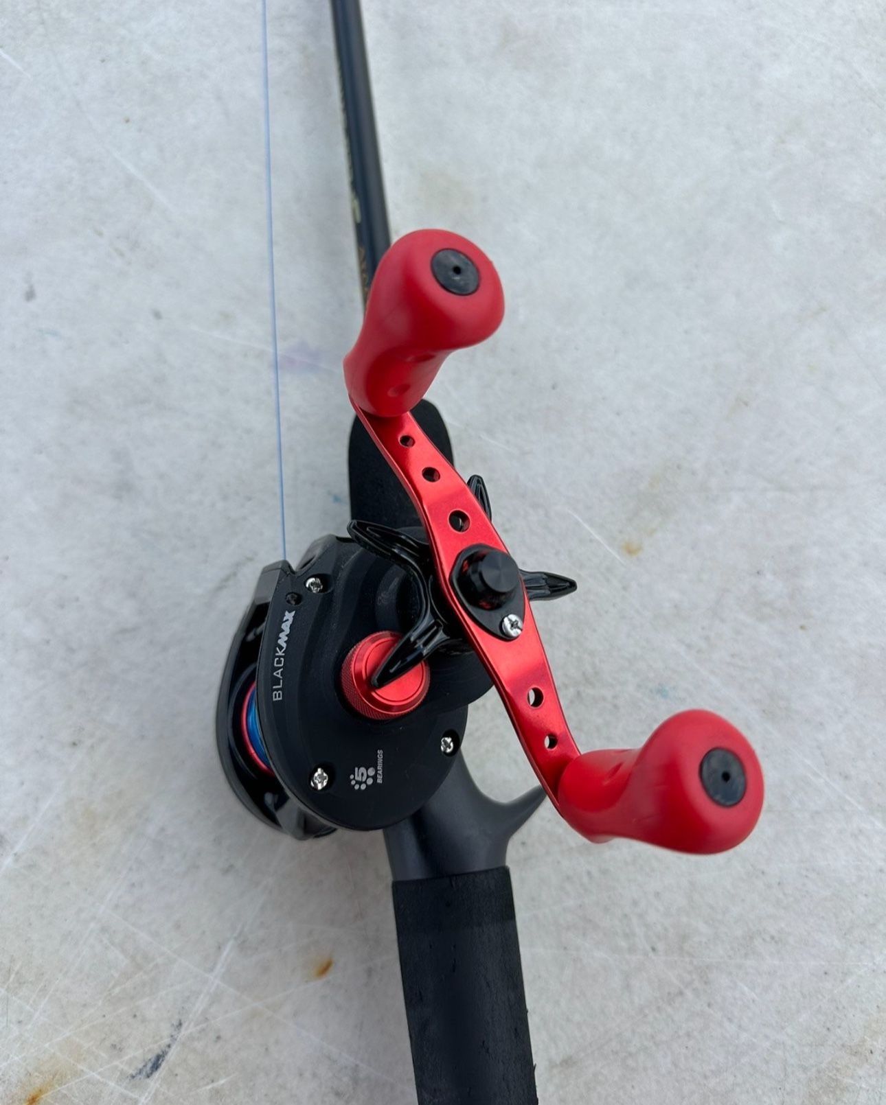 Abu Garcia Black Max baitcasting reel paired with a Classic Speed Stick fishing rod