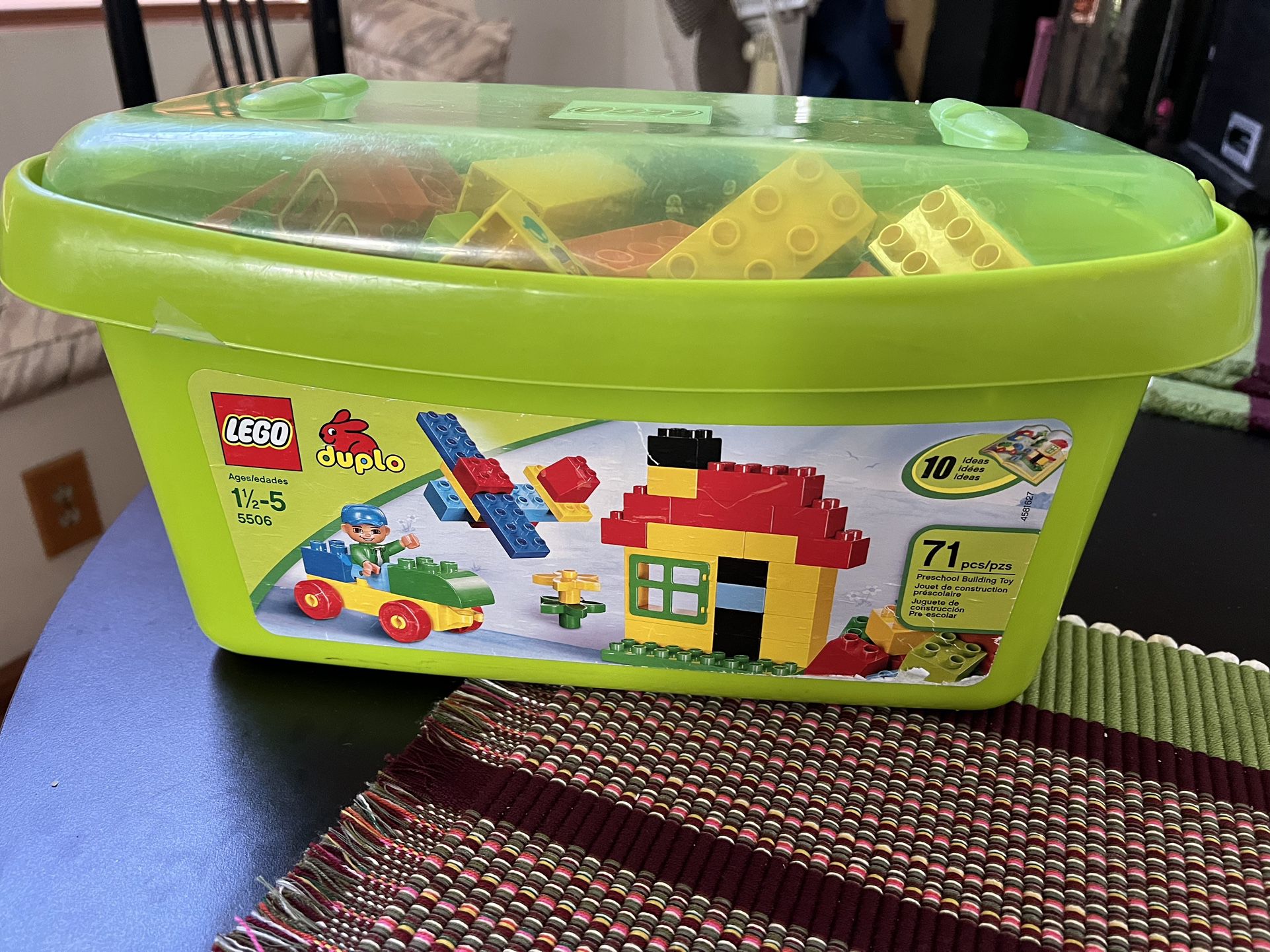 Used Box Of Legos 80+ Pcs