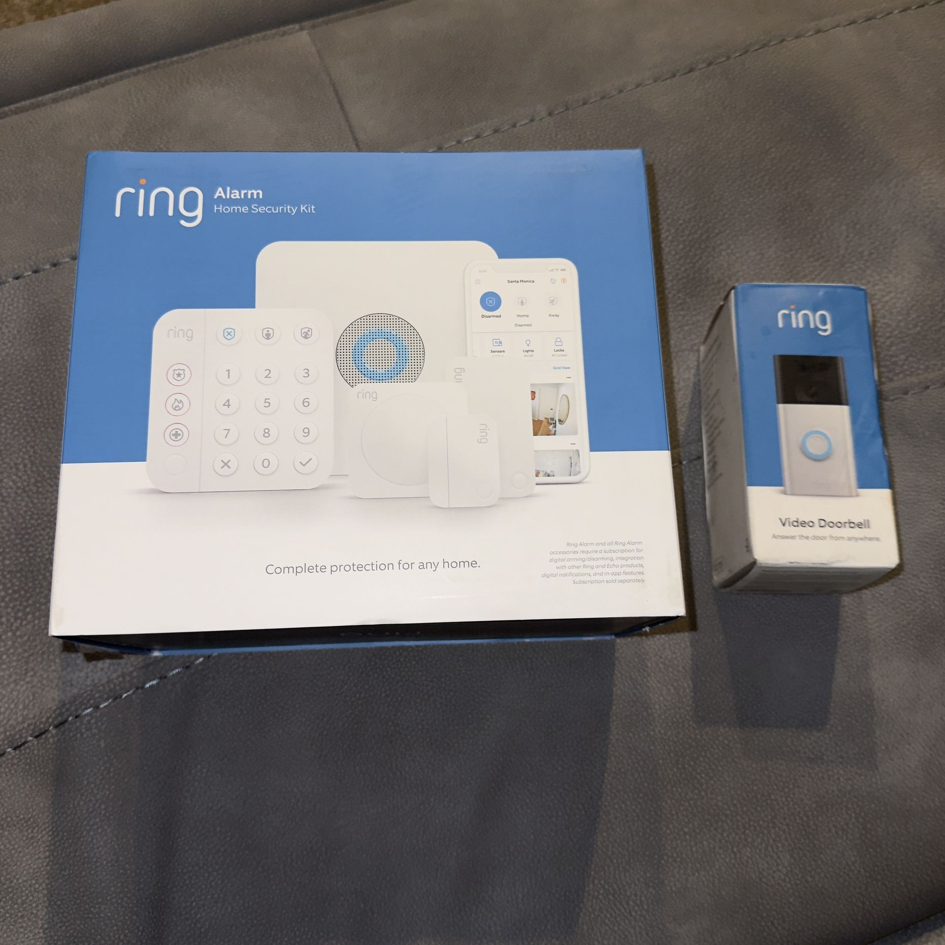 Ring Alarm Home Security Kit + Video Doorbell