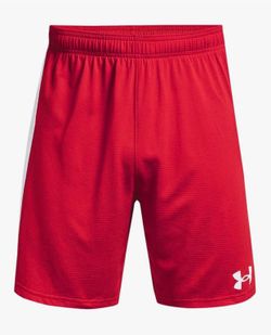  Under Armour Men's Match 2.0 Shorts, Red (600)/White, Small 