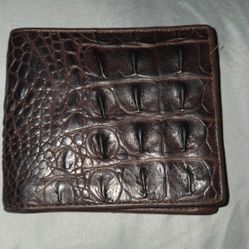 Crocodile Skin Men's Billfold 