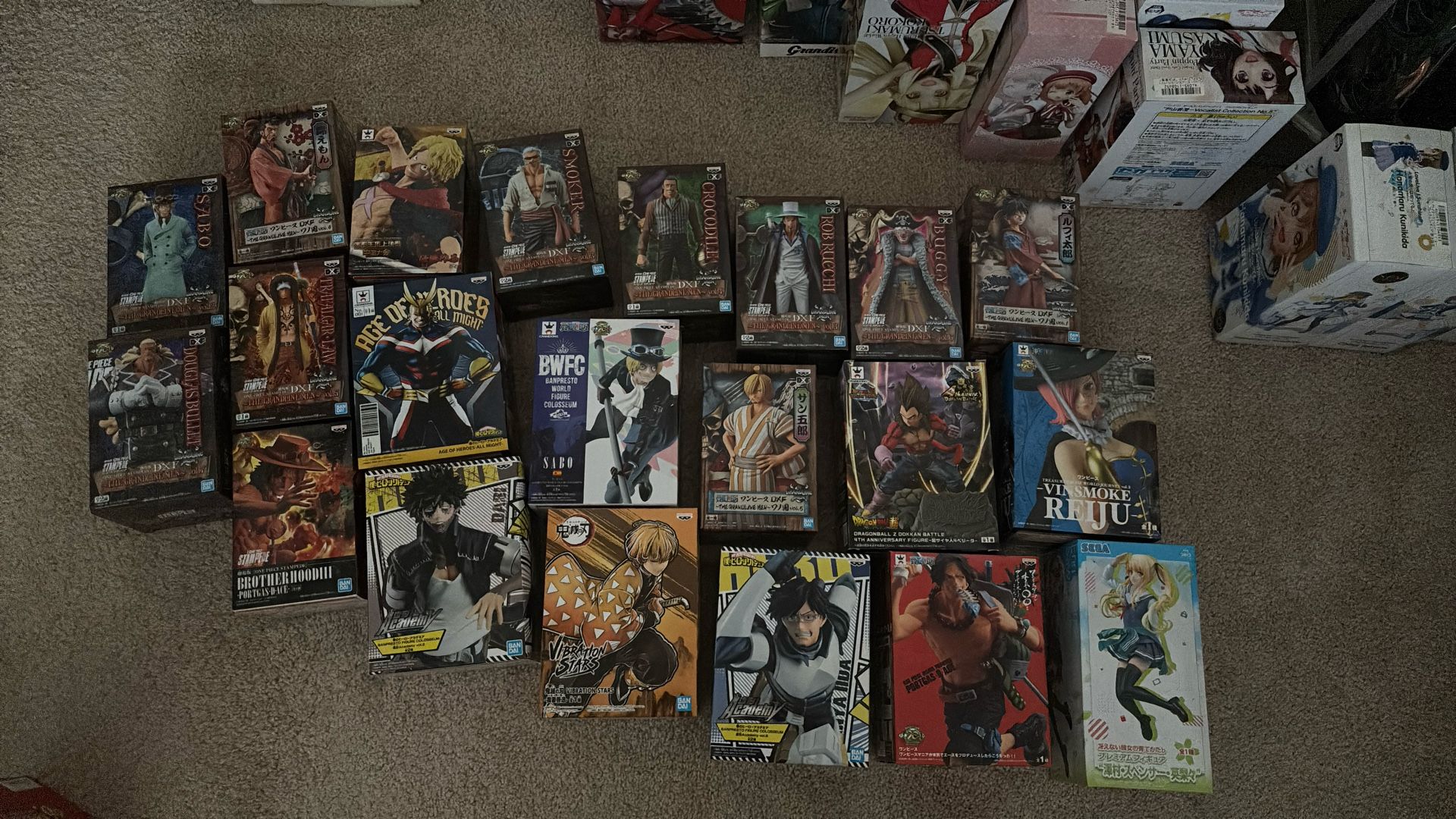 Anime Dragon Ball One Piece Banpresto Figures 