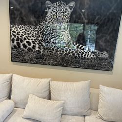 Acrylic Chic Leopard Painting