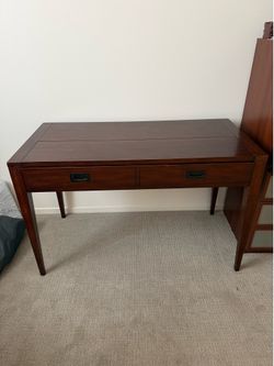 Solid wood desk